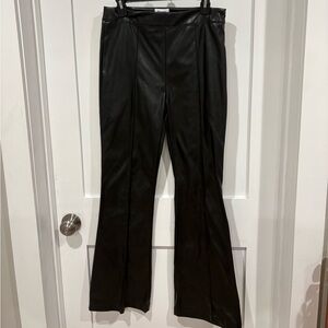 Princess Polly Black Leather Pants